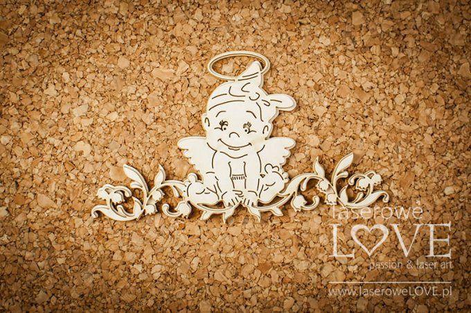 Chipboard, Bébé - dimension : 102x57mm environ  