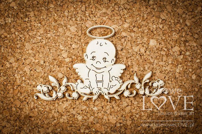 Chipboard, Bébé - dimension : 102x57mm environ 