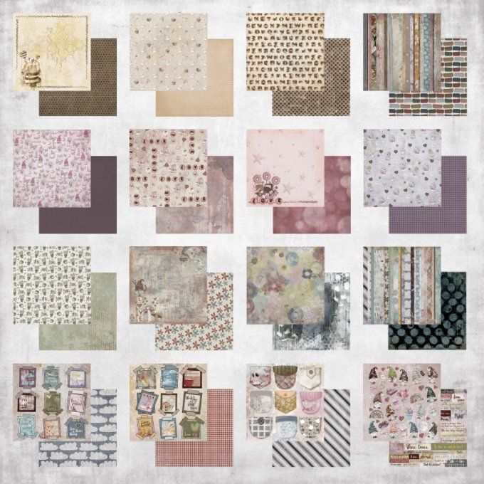 Bellaluna Craft - 15 feuilles - format 20x20cm - Bee you