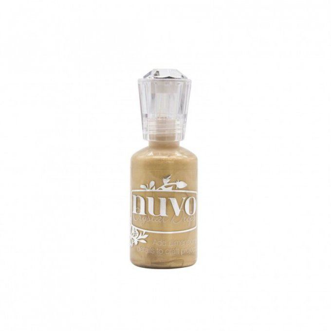 Nuvo, crystal drops Gloss - Mustard Gold
