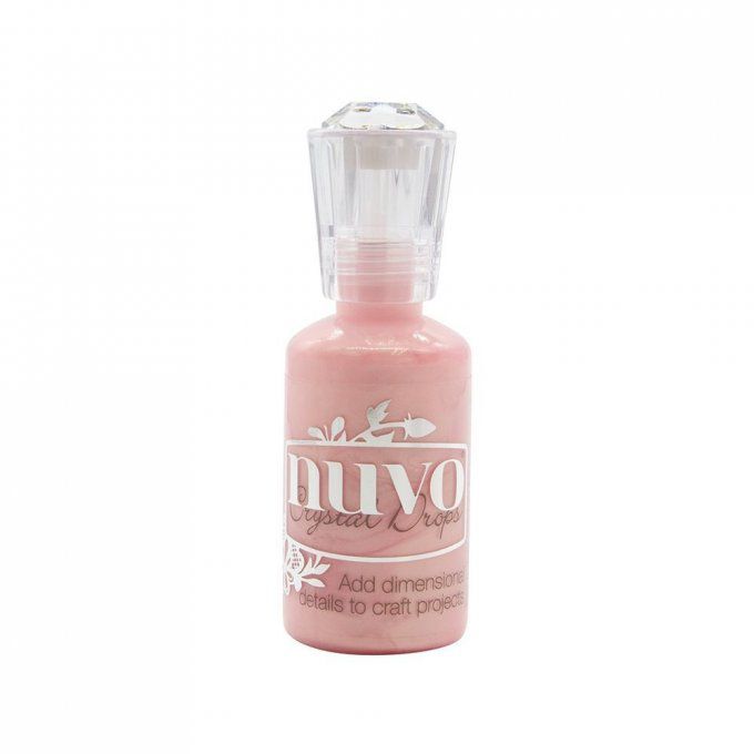 Nuvo, crystal drops Gloss - Shimmering rose