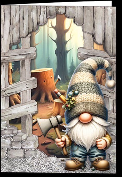 Art gnome adventures, kit créatif carterie
