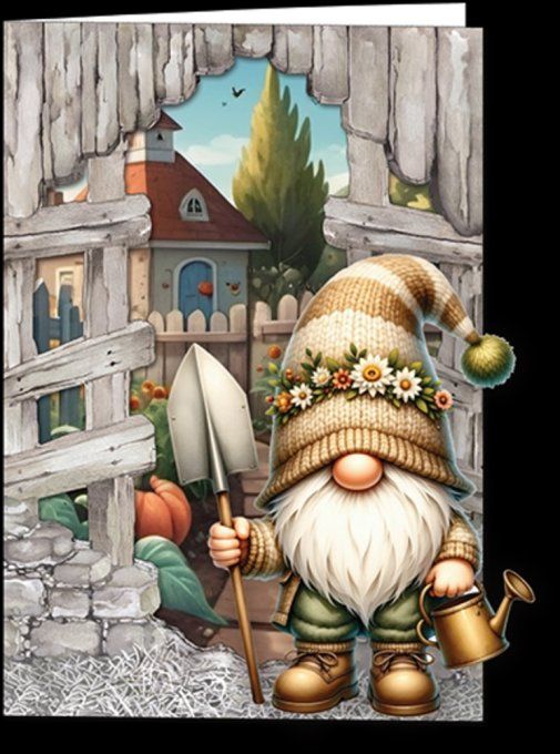 Art gnome adventures, kit créatif carterie