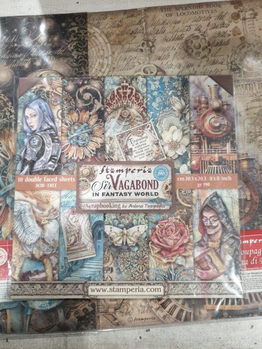 Lot N°9 - Sir Vagabond in fantasy land (stamperia)