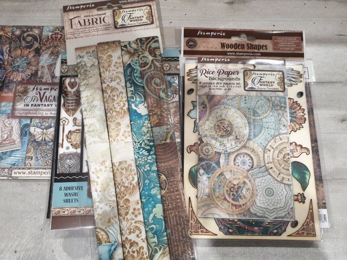 Lot N°11 - Sir Vagabond in fantasy land (stamperia)