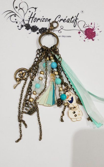 Bijou d'album et/ou porte-clés : Reine, fait-main by Ninon (modèle unique)