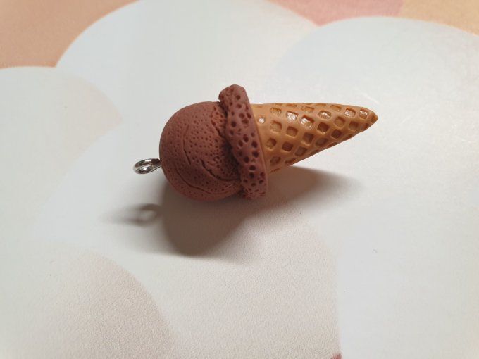 Breloque Cornet de glace, vendu à l'unité 
