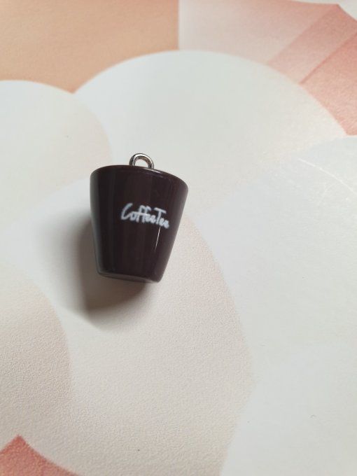 Breloque gobelet de café, vendu à l'unité