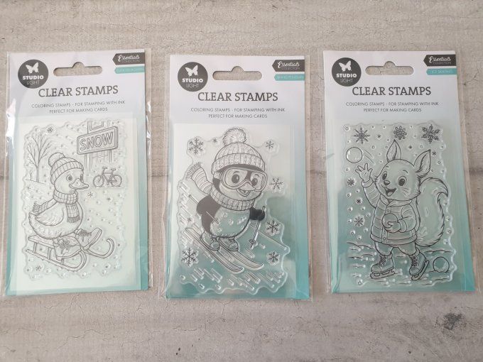 Lot N°33 - 3 planches de Tampons - StudioLight
