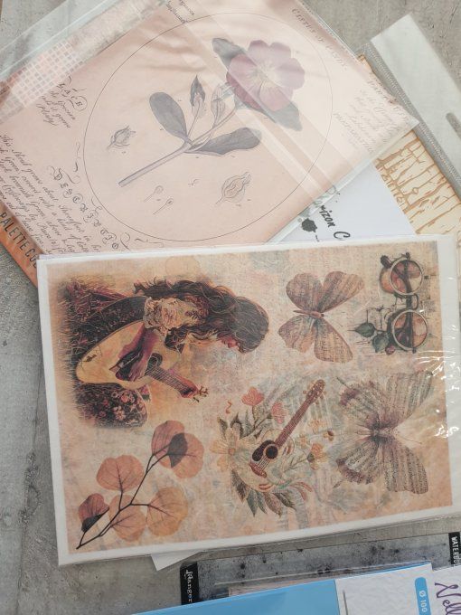 Kit n°2 - Art Journal, avec Odile