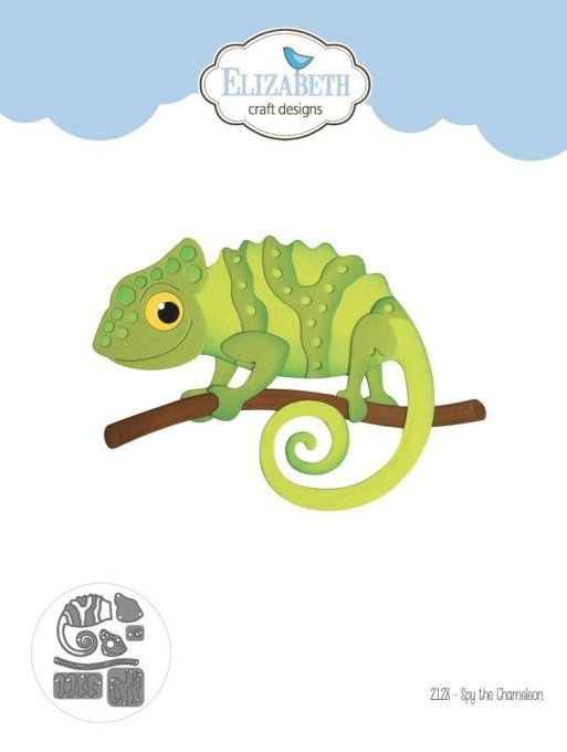 7 Dies/matrices de découpe, Caméléon , Elizabeth craft