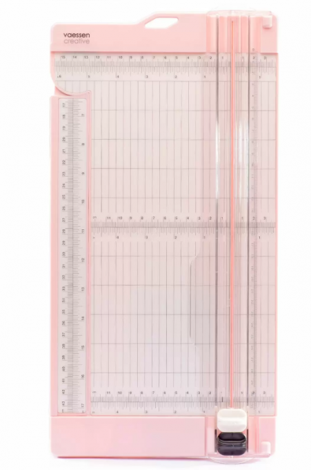 Massicot, Vaessen, couleur rose avec règle pliante jusqu'à 43cm