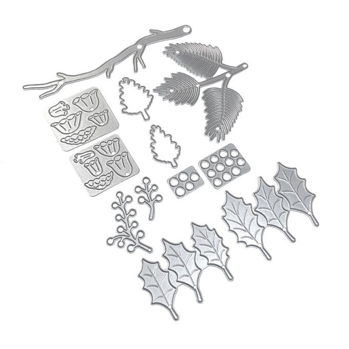 Elizabeth Craft designs - Festive Holly