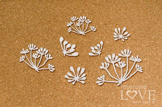 Chipboard, Aneth, Forest celebration - dimension de la planche : 9.3x9.3mm environ