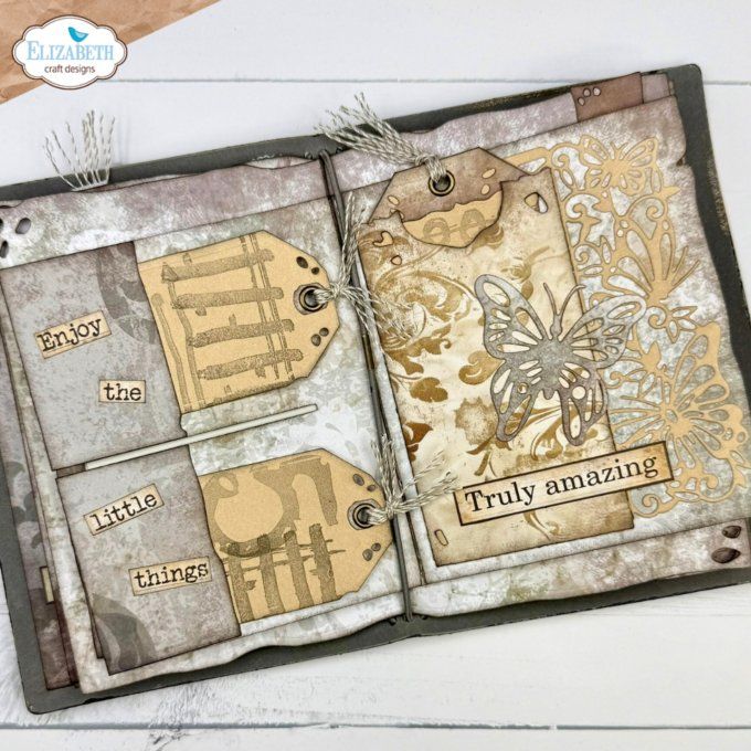 Ensemble de dies, Elizabeth Craft designs - Tag pocket page
