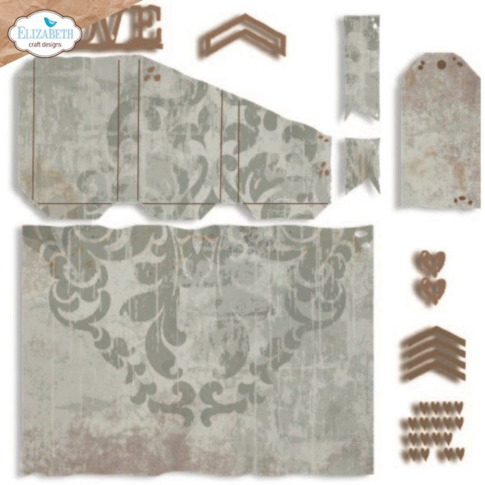 Ensemble de dies, Elizabeth Craft designs - Tri-Fold slider pocket