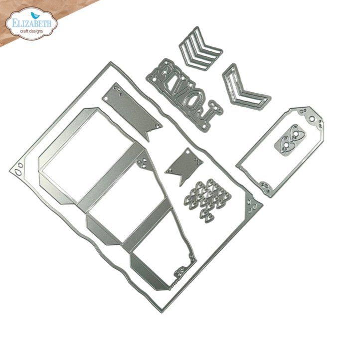 Ensemble de dies, Elizabeth Craft designs - Tri-Fold slider pocket