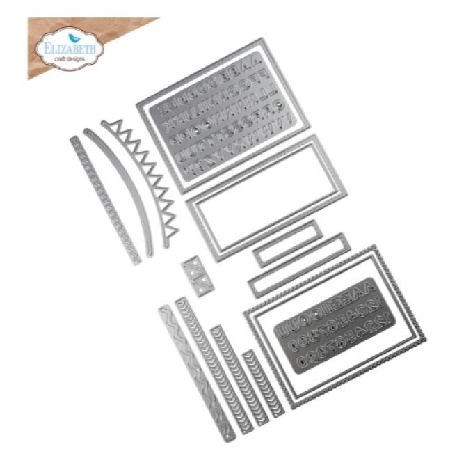 Elizabeth Craft designs - Rest & Relaxation die pocket page inserts