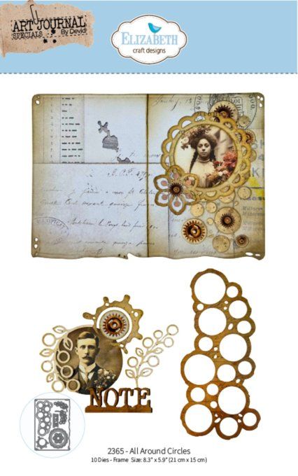 Elizabeth Craft designs - 10 dies All around circles