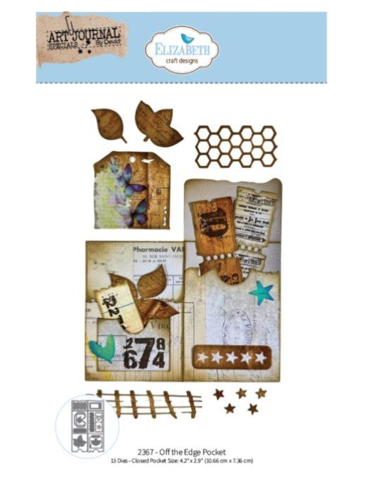Elizabeth Craft designs - 13 dies - Off the edge pocket