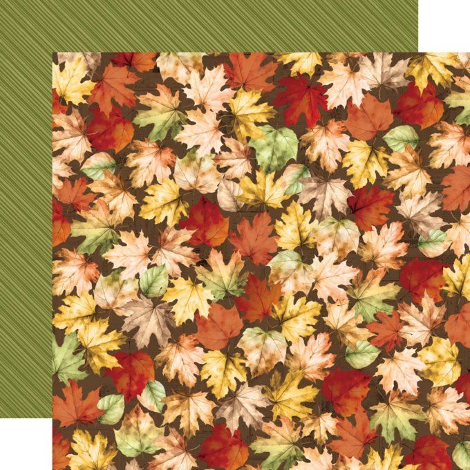 Simple stories - ensemble de 12 feuilles, format 30x30cm env. , Autumn breeze 