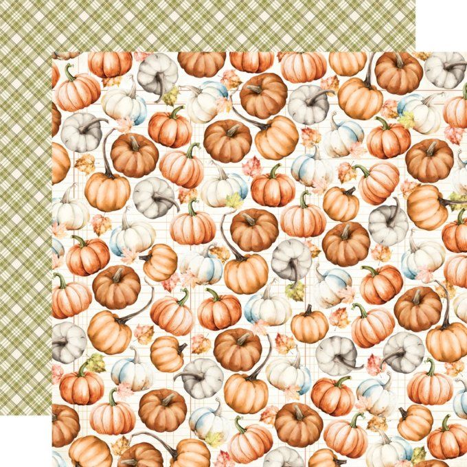 Simple stories - ensemble de 12 feuilles, format 30x30cm env. , Autumn breeze 