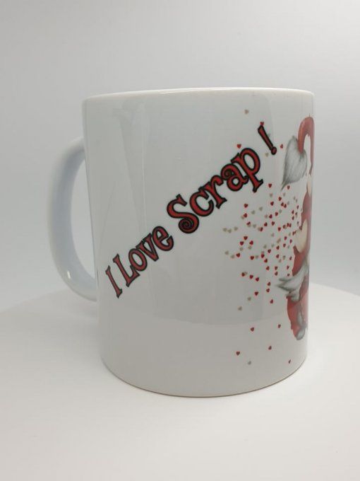 Mug 350ml - I Love Scrap, by Ninon