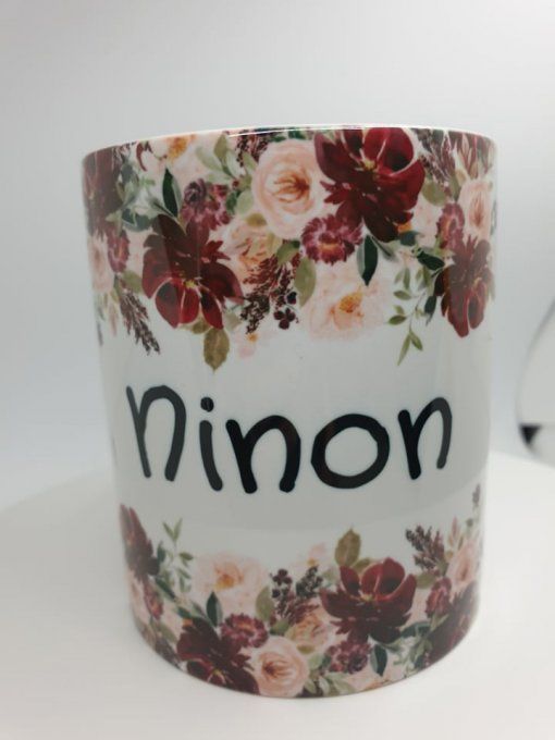 Mug 350ml - à  personnaliser avec un prénom, fait main by Ninon