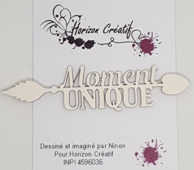 Chipboard  Moment unique, 100% horizon créatif