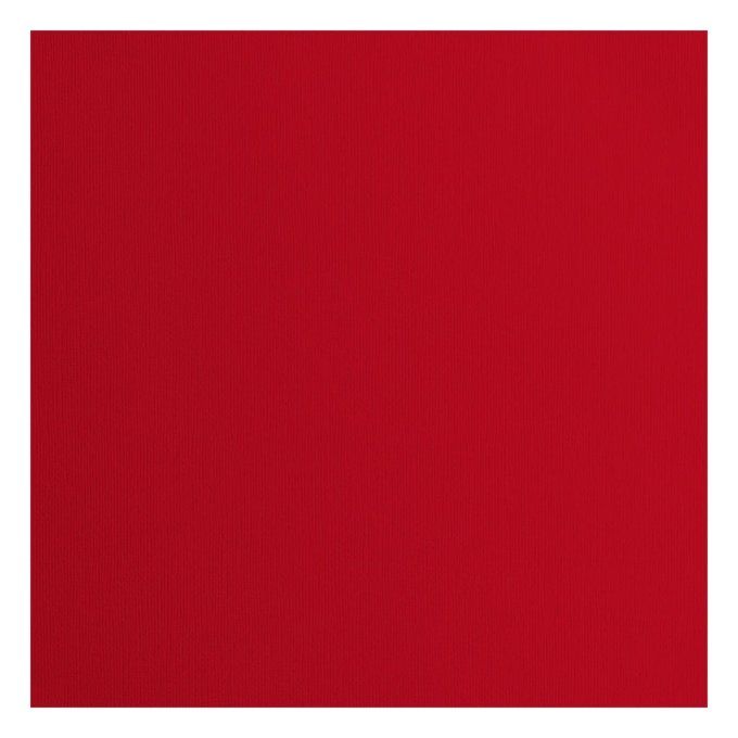 Cardstock Couleur : Poppy, 216g, lot de 20 feuilles - 30x30cm (texturé)