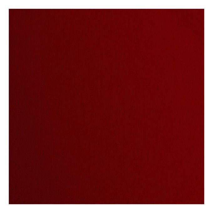 Cardstock Couleur : Ruby, 216g, lot de 20 feuilles - 30x30cm (texturé)