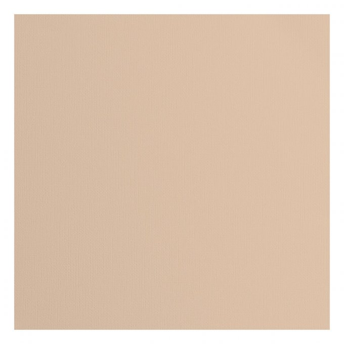 Cardstock Couleur : Parchment, 216g, lot de 20 feuilles - 30x30cm (texturé)