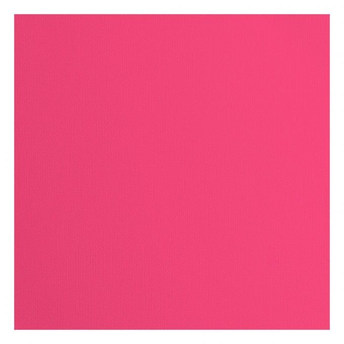 Cardstock Couleur : cupid, 216g, lot de 20 feuilles - 30x30cm (texture)