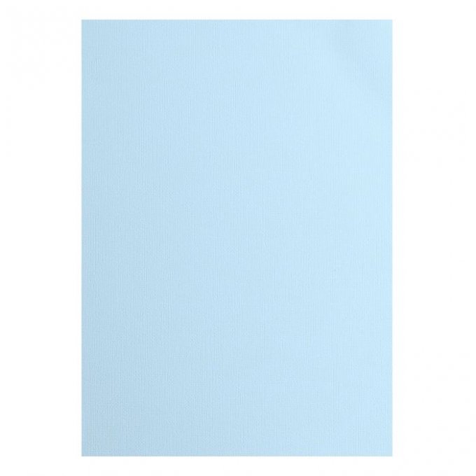 Cardstock Couleur : glacier, 216g, lot de 10 feuilles - Format A4 (texturé)
