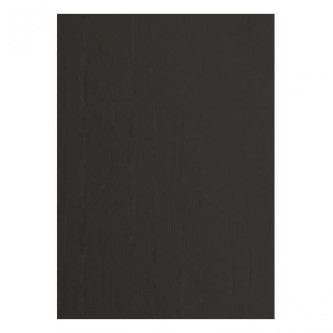 Cardstock Couleur : noir, 216g, lot de 10 feuilles - Format A4 (texturé)