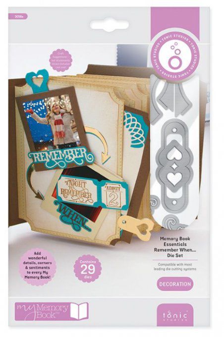 Die/matrice de découpe - collec. my memory book, Embellissements - le + grand die mesure : 83x35mm