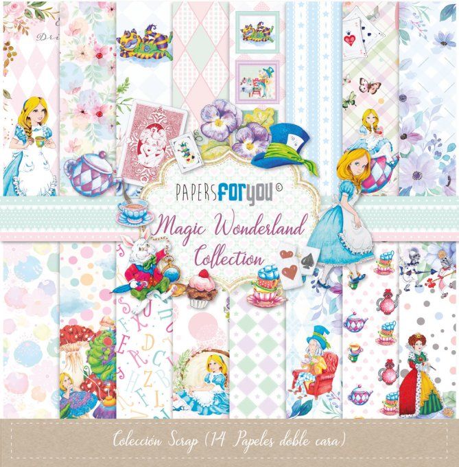 Collection Magic wonderland, PapersForYou, 30x30cm - 14 pages