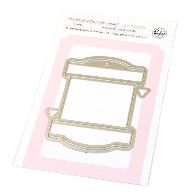 1 Die - PinkFresh - The stitch Edit Large pool, longueur approximative : 8.2x10.6cm environ