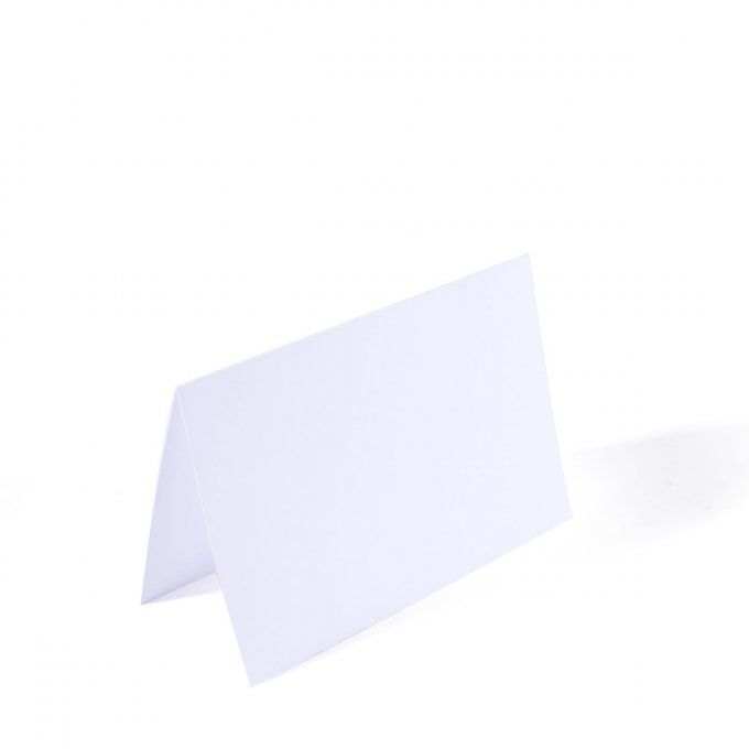 Lot de 25 cartes doubles, blanc - dimension : 10.5x15.7cm - 200g