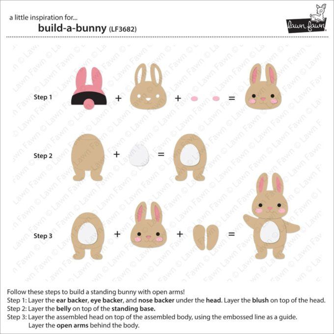 Lawn fawn, 16 Dies, Build a bunny