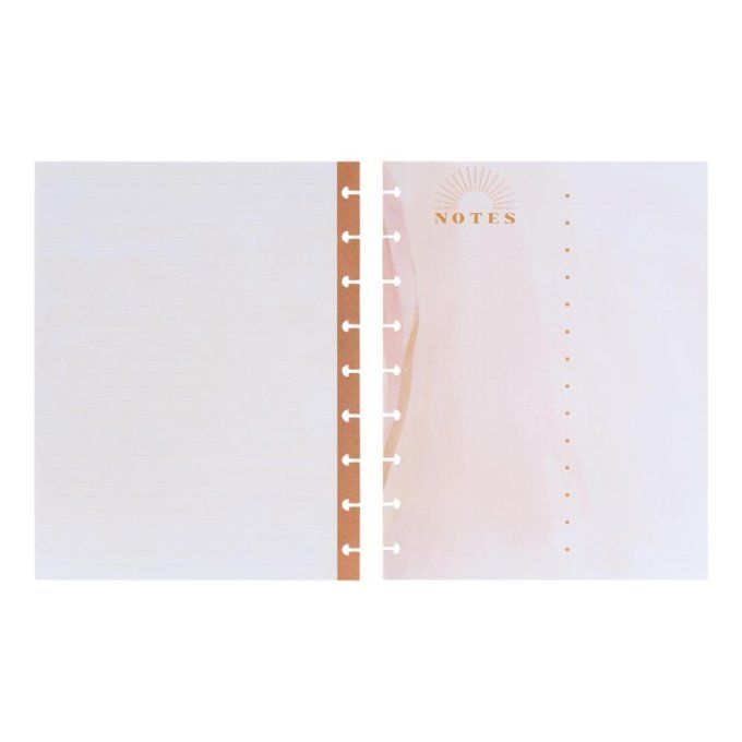 40 feuilles, recharge, happy planner, dimensions : 17.8cmx23.5cm environ