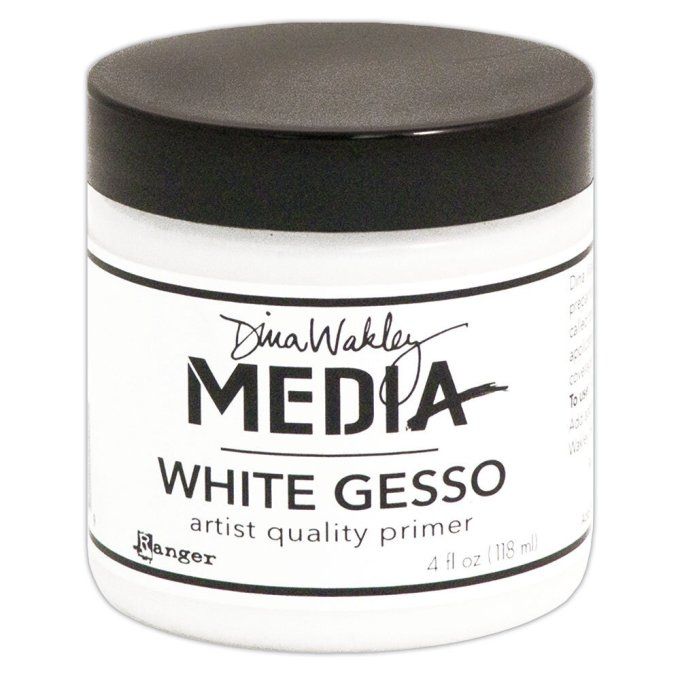 Ranger Dina Wakley, gesso couleur blanc, 118ml