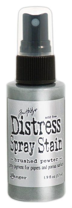Distress spray Stain : Brushed pewter  - 57ml