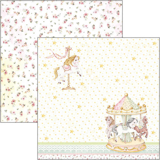 Ciao Bella, collection My tiny world,  30x30cm - 12 feuilles - 190gsm