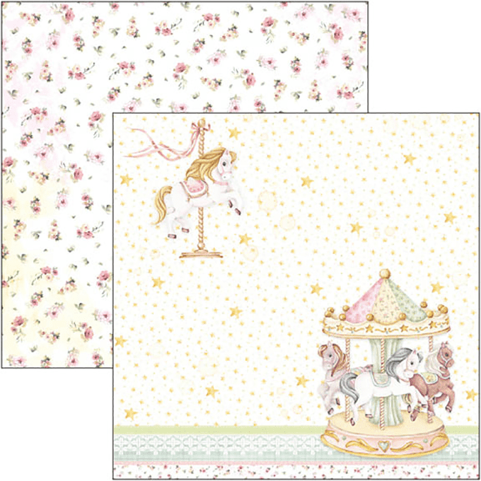 Ciao Bella, collection My tiny world,  20x20cm - 12 feuilles - 190gsm