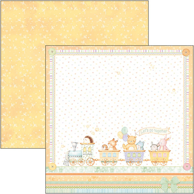 Ciao Bella, collection My tiny world,  20x20cm - 12 feuilles - 190gsm