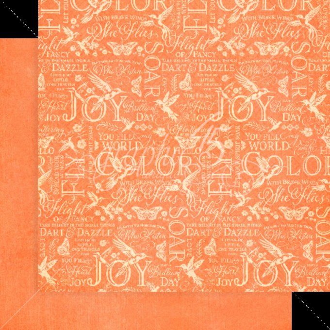 Ensemble de 16 feuilles, format 30x30cm, Collection Flight of Fancy, patterns - Graphic 45