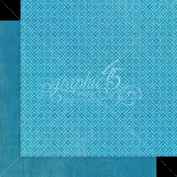 Ensemble de 16 feuilles, format 30x30cm, Collection Flight of Fancy, patterns - Graphic 45