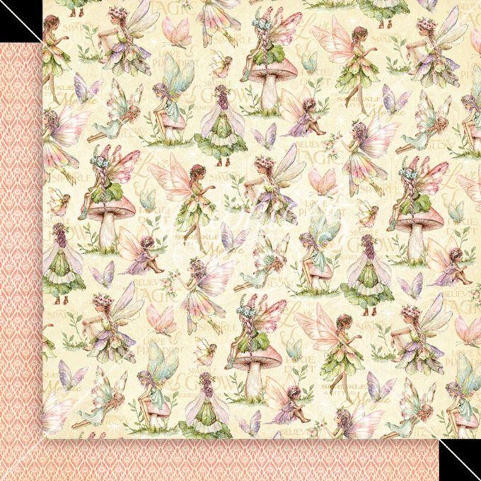 Ensemble de 24 feuilles, format 30x30cm, Collection Fairy boutique - Graphic 45