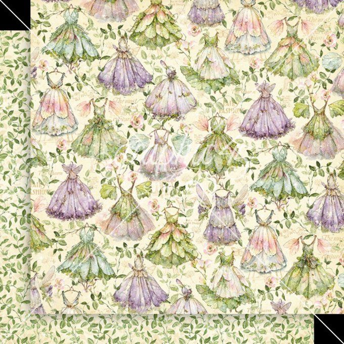 Ensemble de 24 feuilles, format 30x30cm, Collection Fairy boutique - Graphic 45